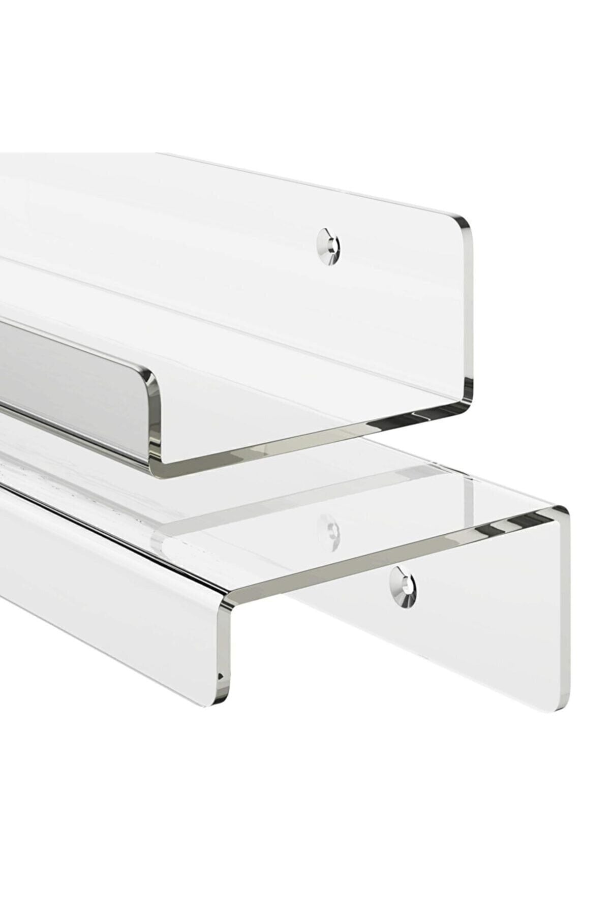 Pleksi Raf Genişlik 20cm X 10cm 3mm Pleksiden Üretilir 1 Adet