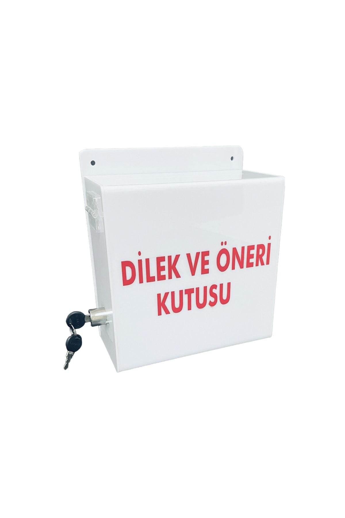 Pleksi Dilek & Öneri Kutusu (beyaz)