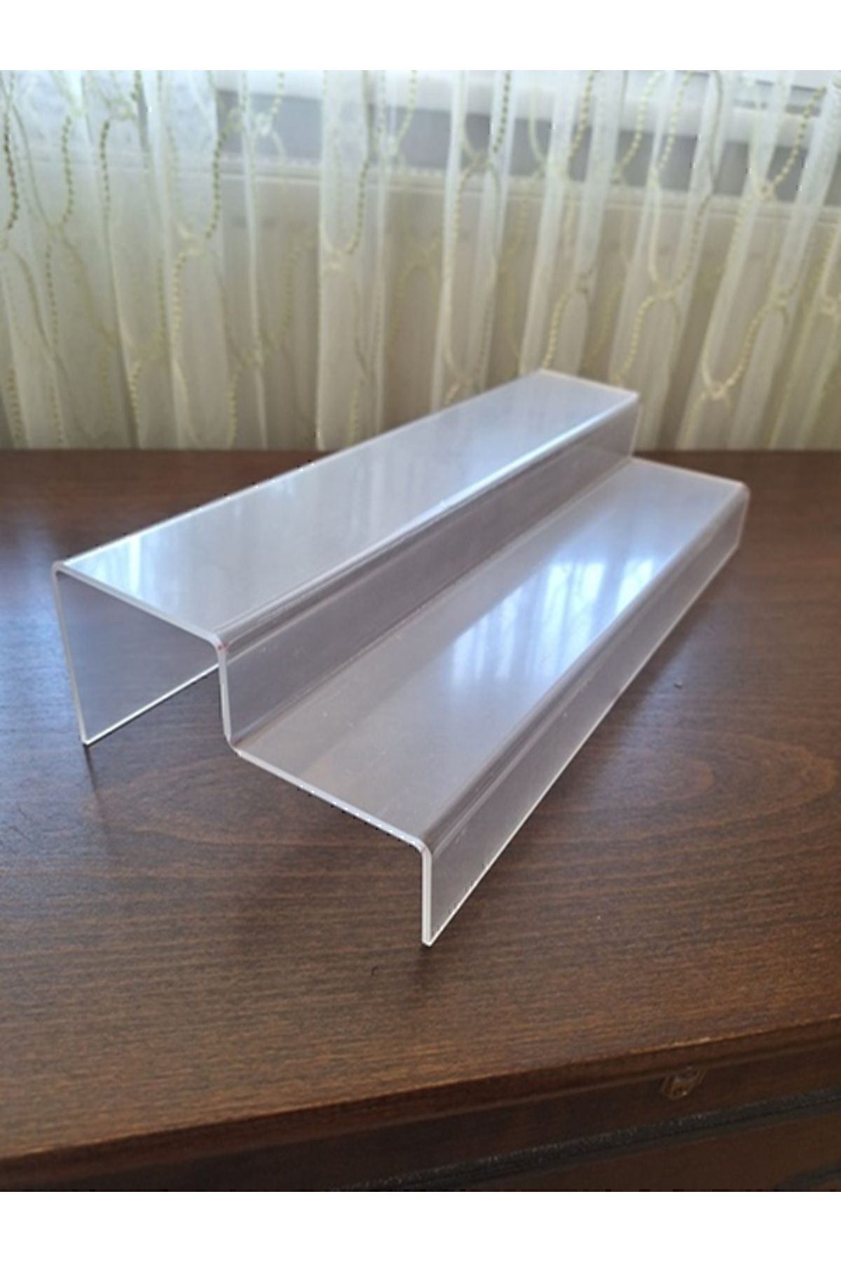 500+ ml Seha Pleksi 2 Katlı Merdiven Stand 3 Mm Şeffaf Akrilik 1