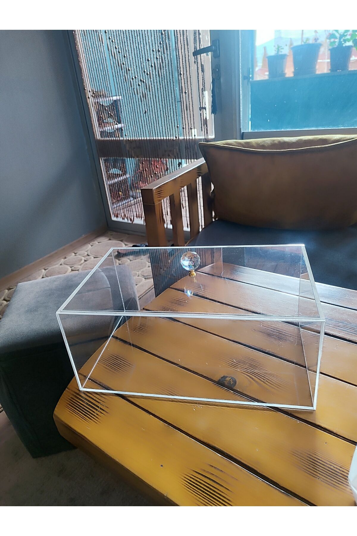 Pleksi Bohça Kutusu 35x25 Yüksekliği 15 Cm