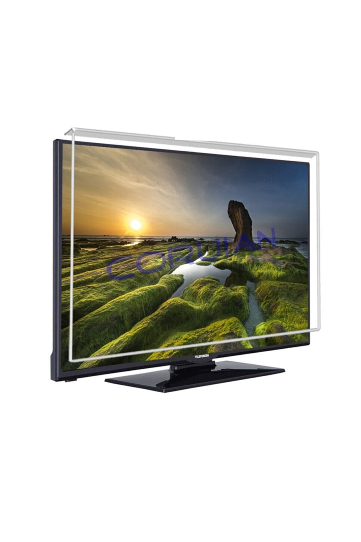 Telefunken 65tu8060 Uyumlu Tv Ekran Koruyucu 3mm / 3mm Ekran Koruma Paneli