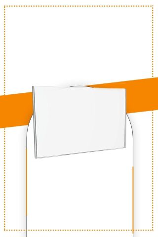 A4 U Tipi Yatay Masa Üstü 20'li Paket / Şeffaf Pleksi Föylük / Broşürlük