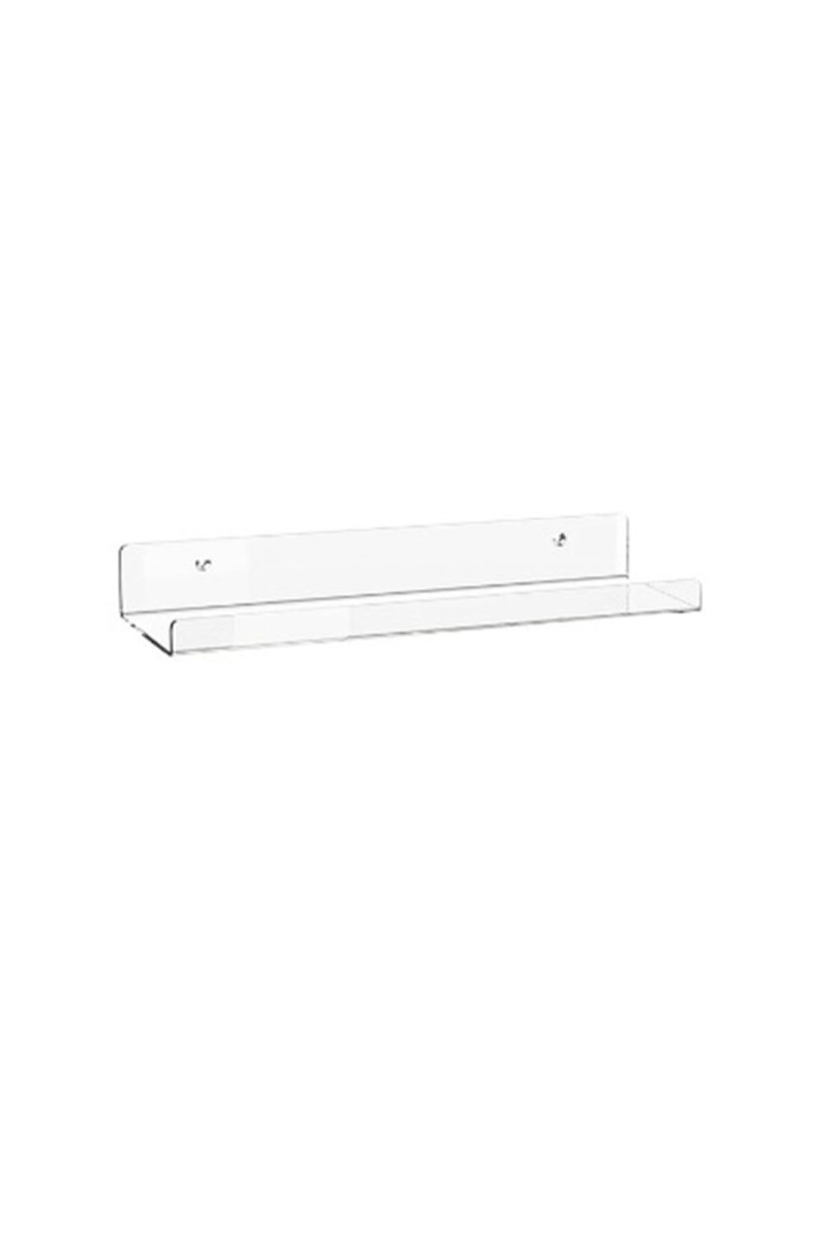 Seha Pleksi Akrilik Baharatlık Raf 50x10 Cm - 1 Adet - 4 Mm Pleksi