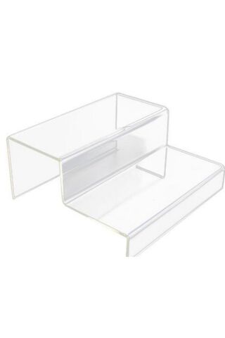 Pleksi Şeffaf Merdiven Sergileme Standı 3 Basamaklı ( 3 Kademeli ) 25 Cm