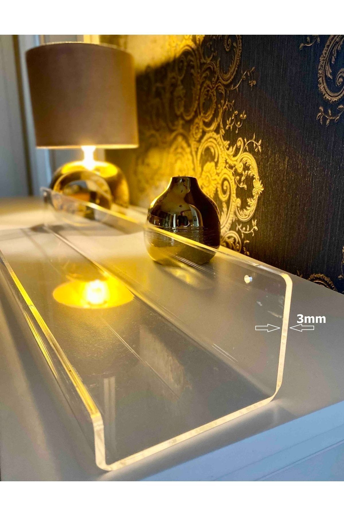Pleksi Raf 1adet 60cm 1 Adet 40cm 1 Adet 20cm