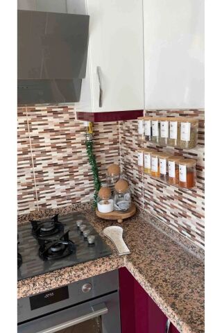 Pleksi Takı Oje Baharatlık Düzenleyici Raf Genişlik 40cm X 10cm ÇİFT TARAFLI BANT HEDİYE