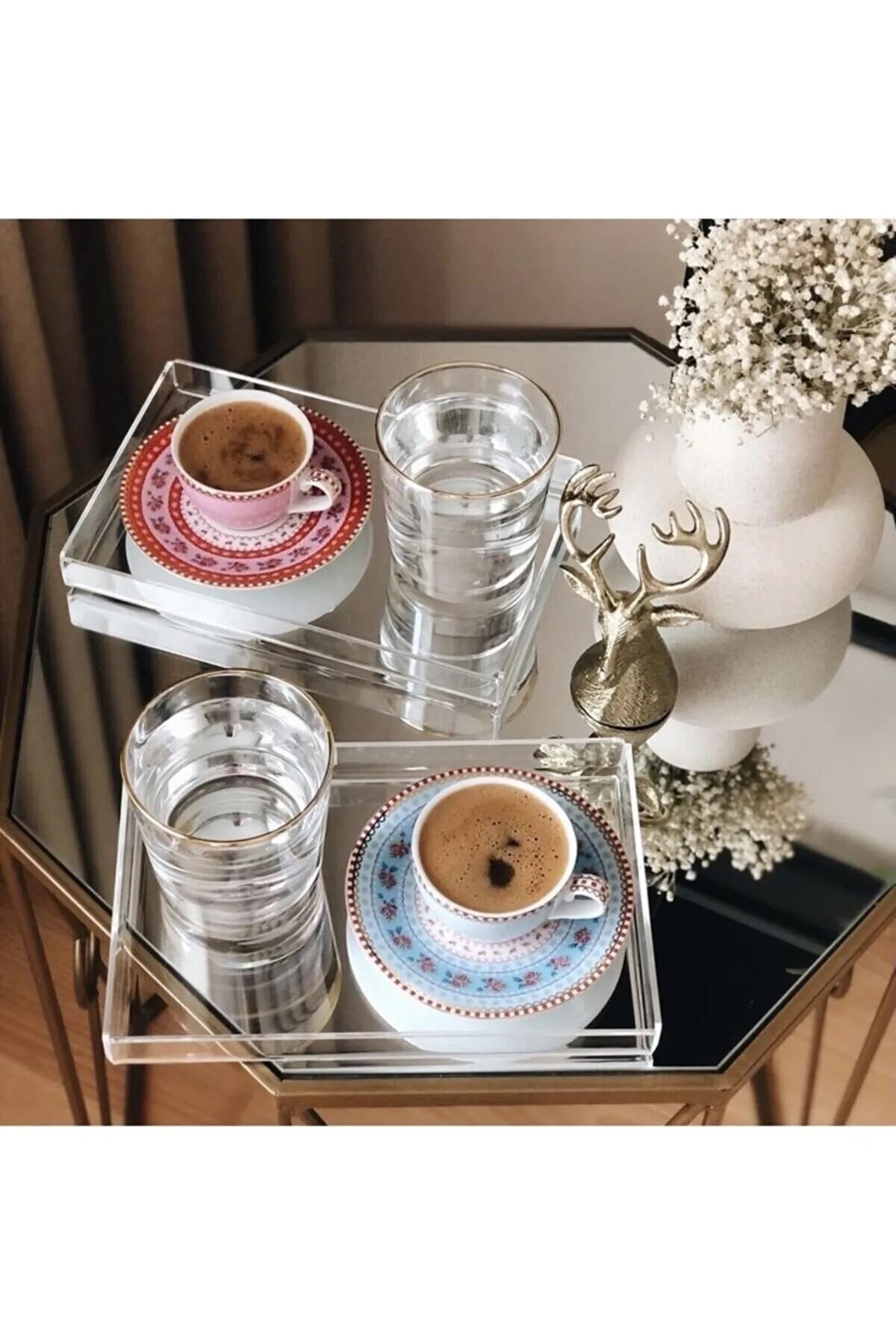 Tek Kişilik Sunum Tepsisi (ŞEFFAF 2 ADET)