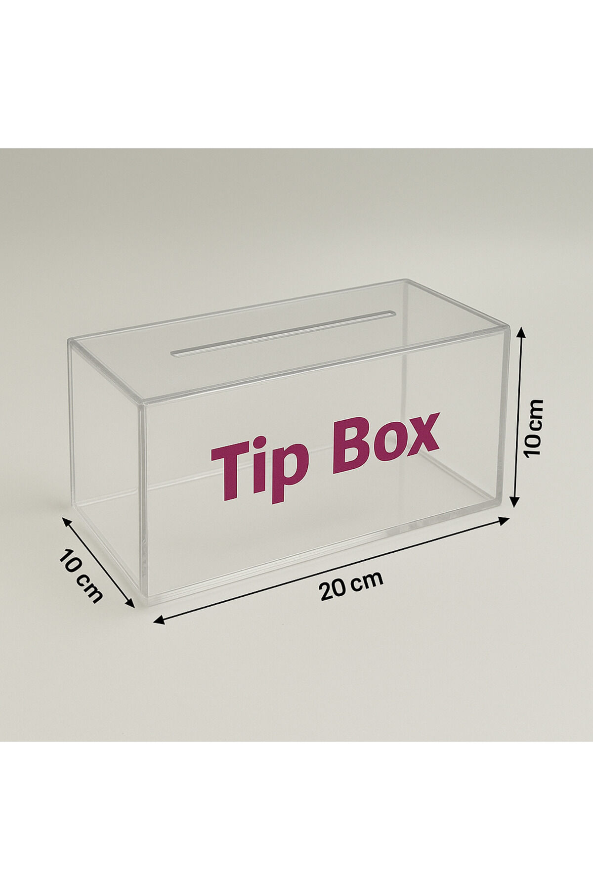 Tip Box, Şeffaf Pleksi Tip Box. Tip Box Kutusu. Kumbara