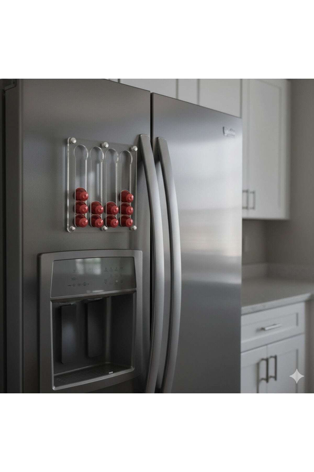 Nespresso Jacobs Uyumlu Kapsül Kahve Standı (MIKNATISLI ŞEFFAF)
