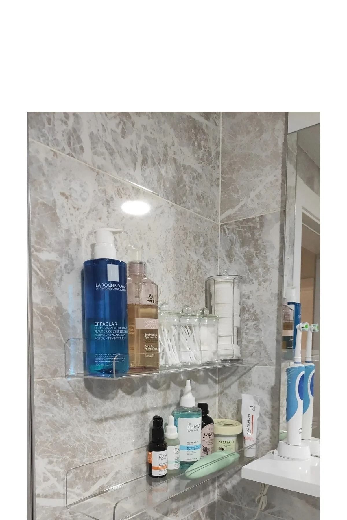 Pleksi Raf Genişlik 35cm X10 Cm Baharatlık//1 ADET//